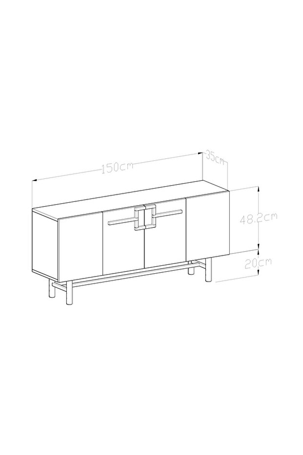 Risa Konsol 150 Cm - 4