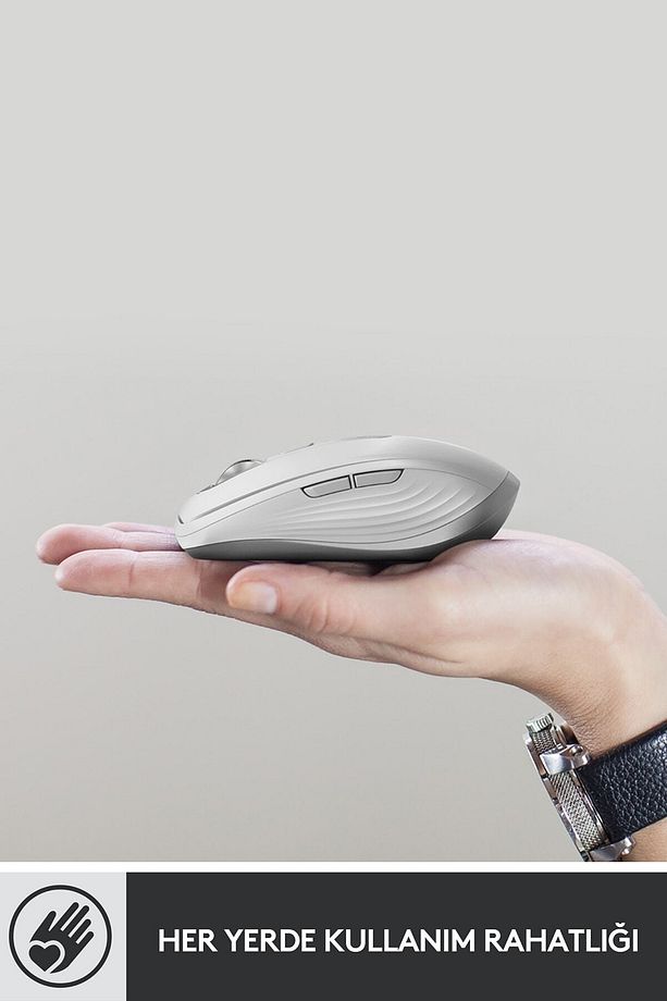 MX Anywhere 3 Kompakt Kablosuz Mouse - Siyah - 8