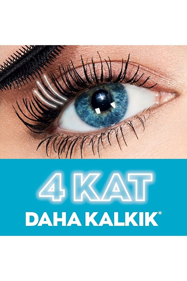 Unlimited Kirpiklere Kalkık Görünüm Veren Maskara 10 Ml. Blackest Black - 4