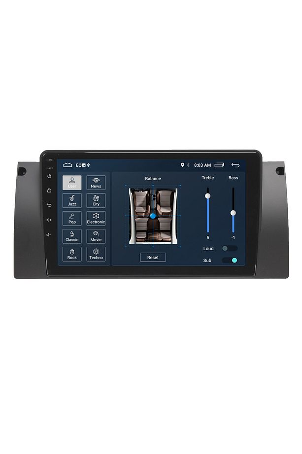 Bmw E39-x5 Android Carplay Navigasyon Multimedya Ekran Teyp 2gb Ram 16gb Hdd - 1