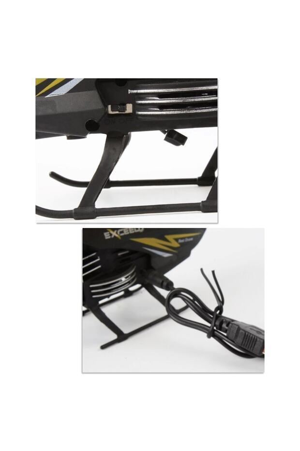 Lh-1804 El Sensörlü Usb Şarjlı Uçan Helikopter 20 Cm Sarı - 6