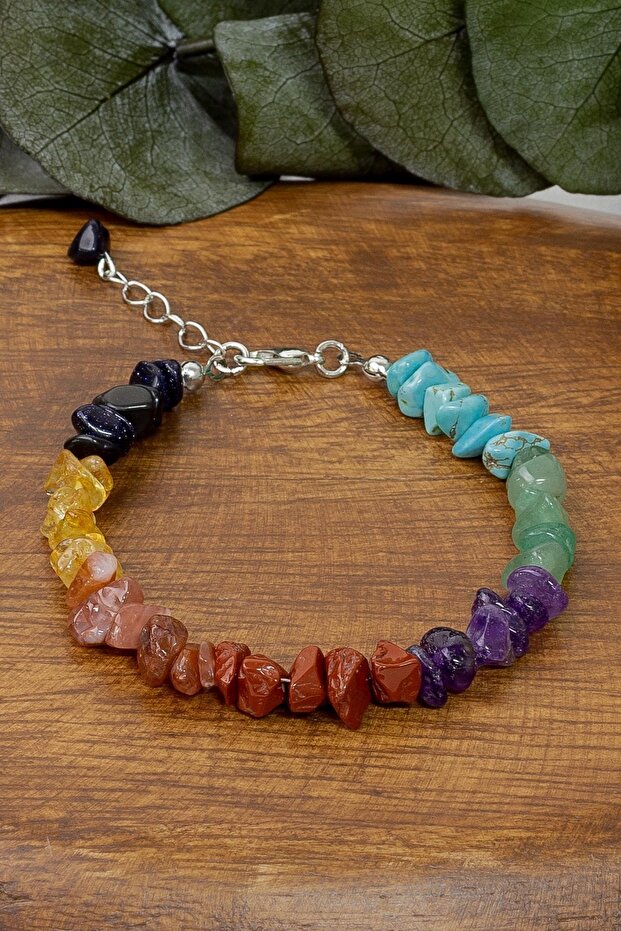 7-Piece Chakra Stone Bracelet