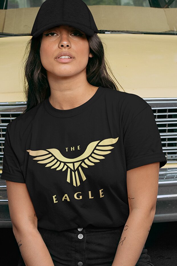 Μαύρο μπλουζάκι με στάμπα Eagle Eagle - 2