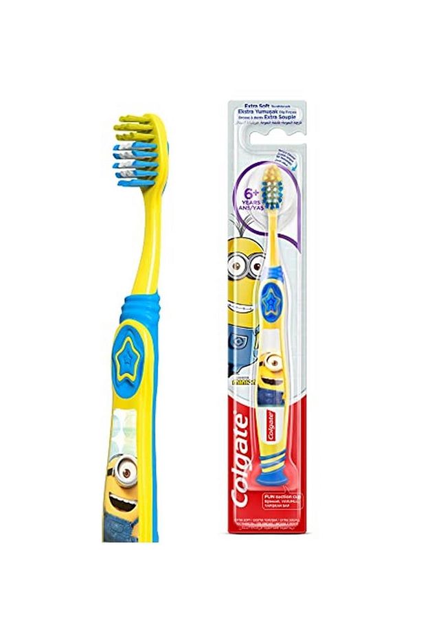 Minions 6+ Yaş Vakumlu Yapışkan Sap Ekstra Yumuşak Çocuk Diş Fırçası - 2