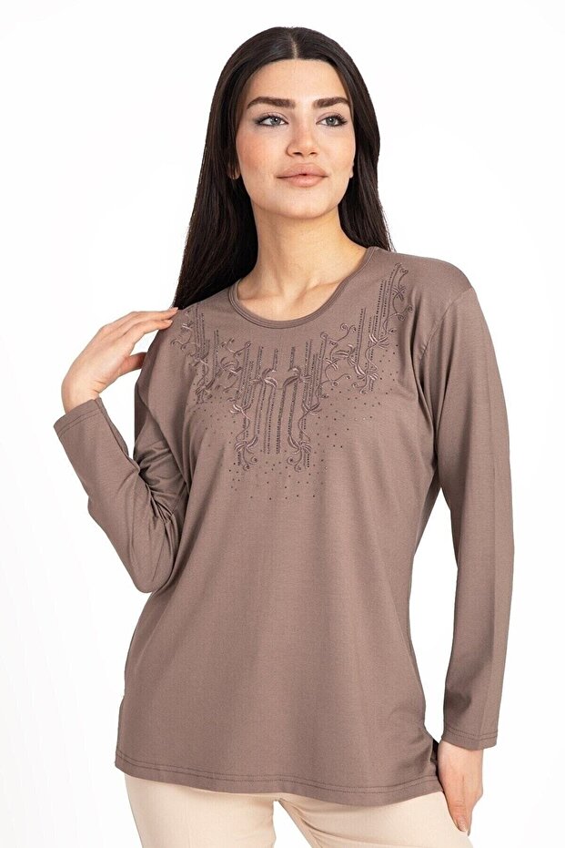 Mother's Day Lycra Mother Combed Cotton Blouse