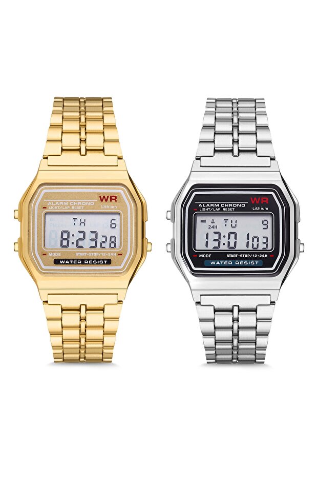 Double Deal Retro Unisex Wristwatch