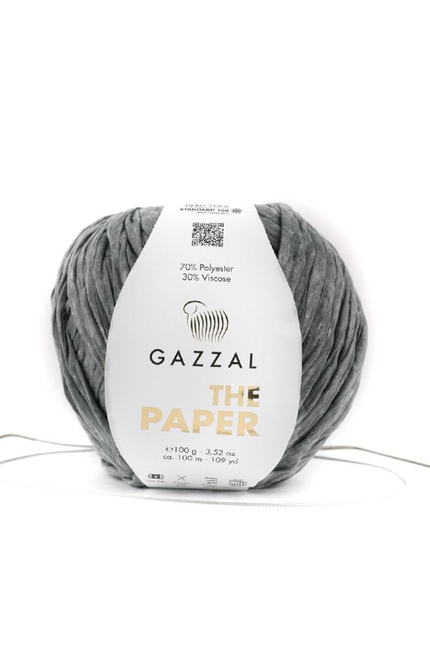 The Paper Yumusak Kagıt Ip El Örgü Ipligi, 100 Gr, 100 Mt Taka Yarn (3956) - 1
