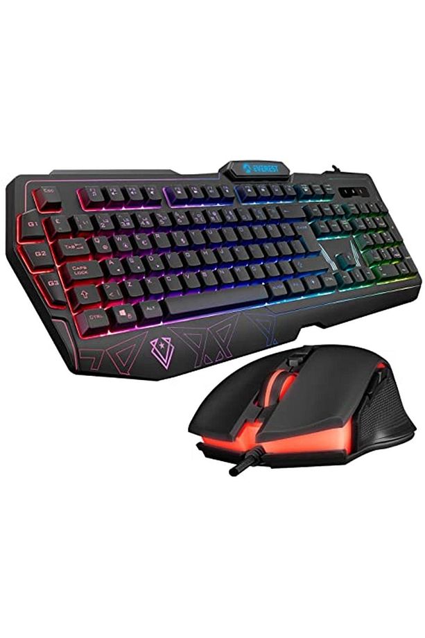 Km-6168 Formula Combo Usb 3 Makro Tuşlu Rgb Aydınlatmalı Q Gaming Oyuncu Klavye Mouse Set - 1