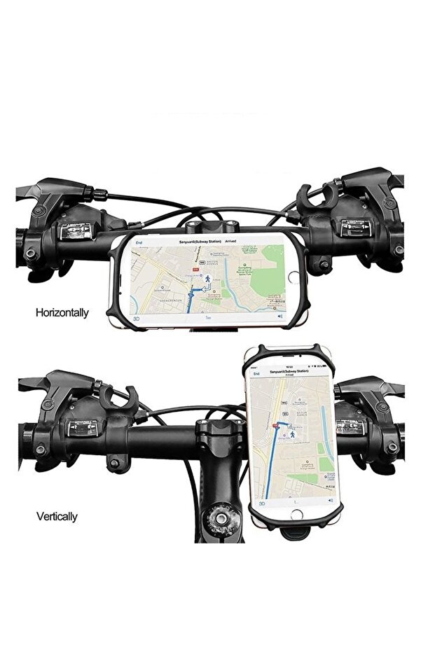 SARFEX Motorsiklet Bisiklet Telefon Tutucu Scooter Tüm Telefonlara Uyumlu Dayanıklı Dock