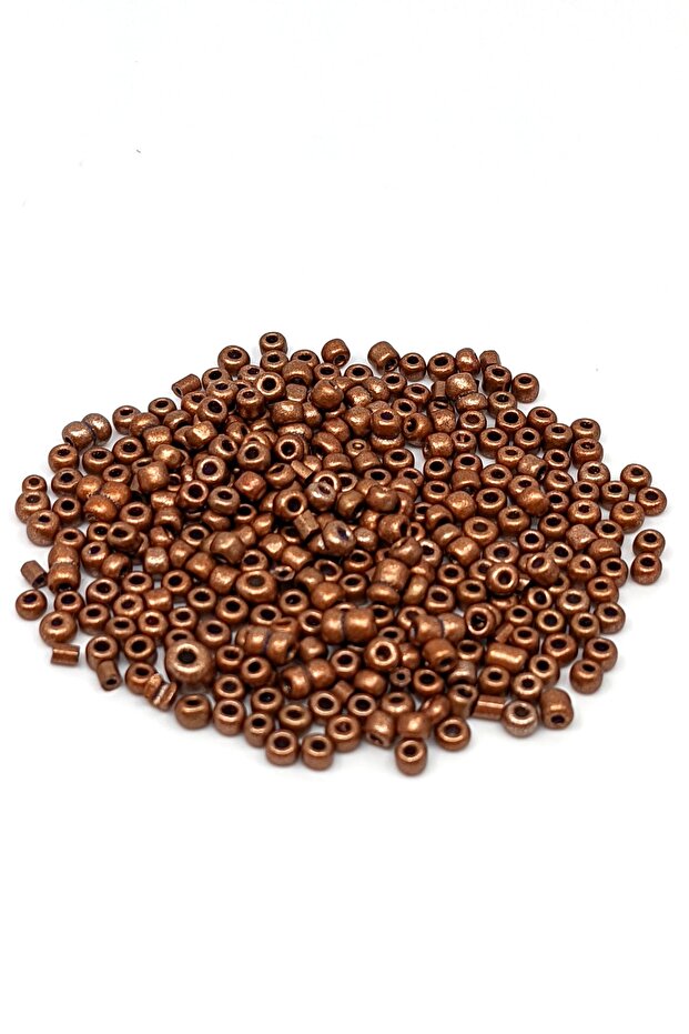 20 Grams 3 Mm (0.8) Sand Beads Copper Color