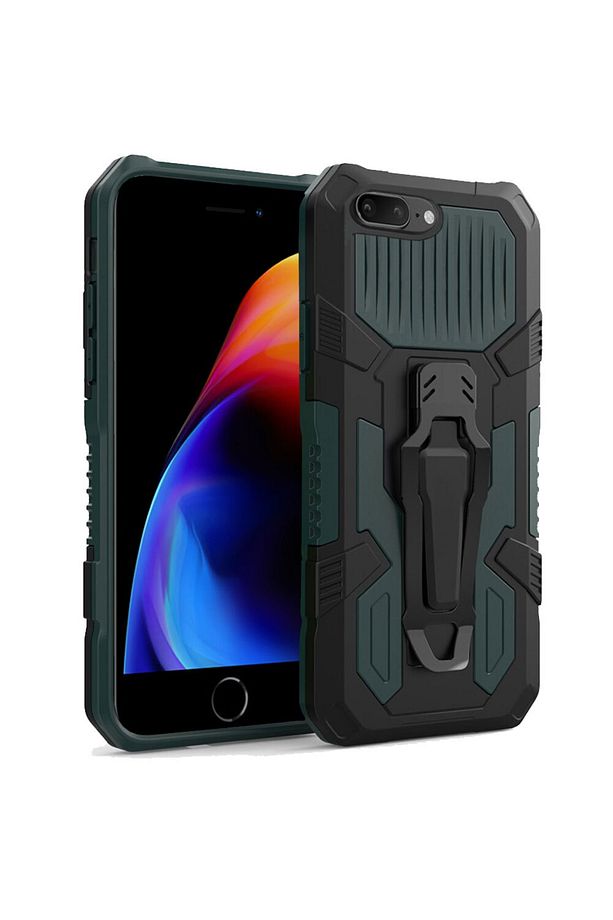 Iphone 8 Plus Uyumlu Zırh Tank Kılıf Yüksek Koruma - 1
