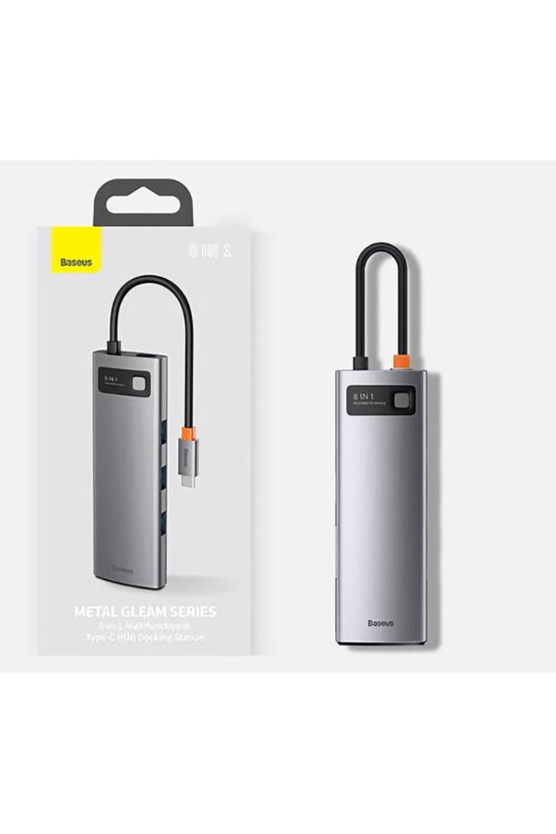 Type-c Çok Fonksiyonlu Dönüştürücü Hdmı Ethernet Usb Kart Okuyucu(8 In 1 ) (ugreen ) - 1