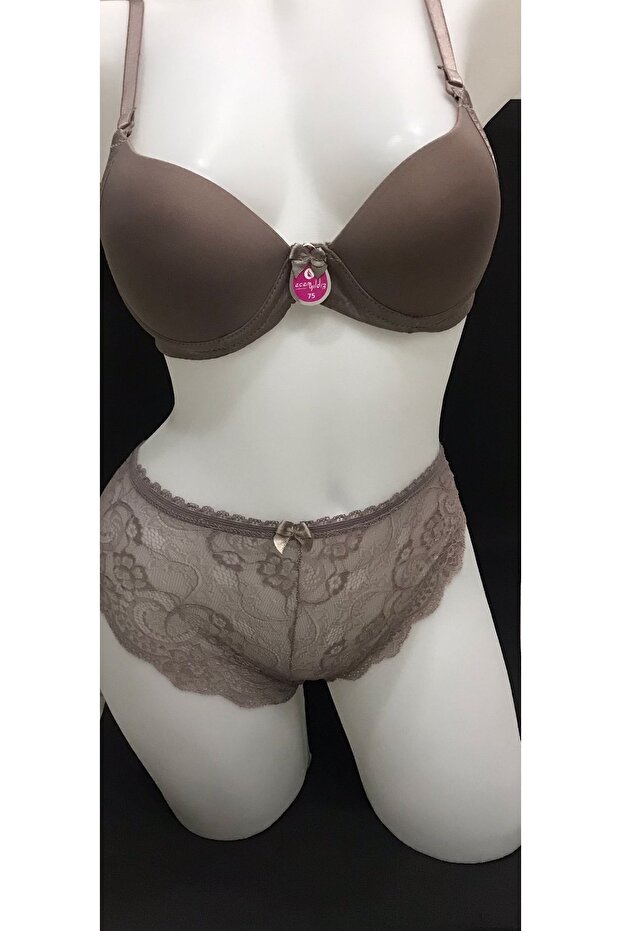 طقم حمالة صدر مدعوم بحشوة صغيرة - 1