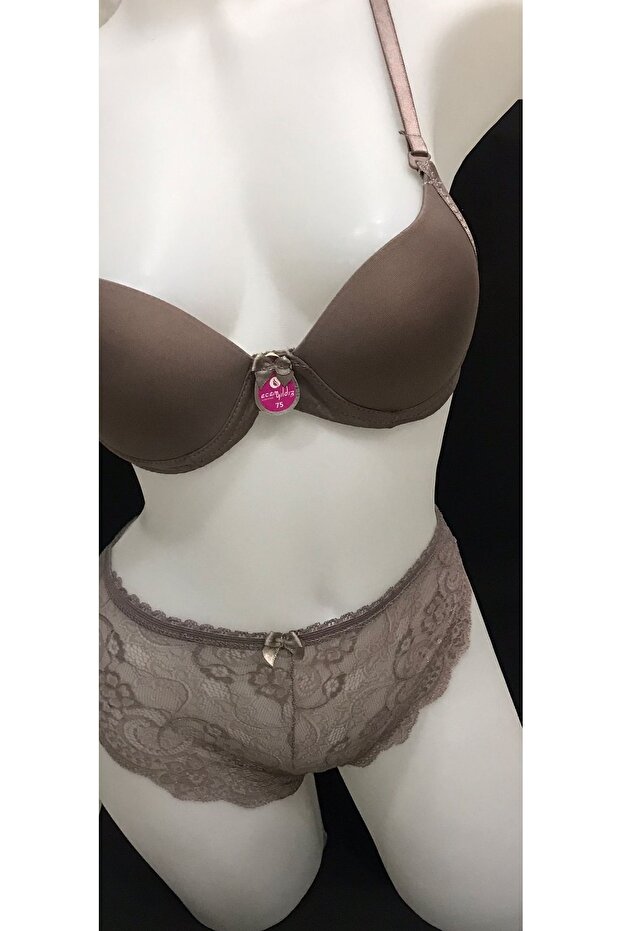 طقم حمالة صدر مدعوم بحشوة صغيرة - 2