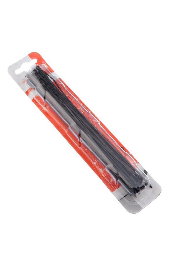 Plastik Kablo Bağı Cırt Kelepçe 200 Mm X 2.5 Mm Siyah 20 Adet - 3