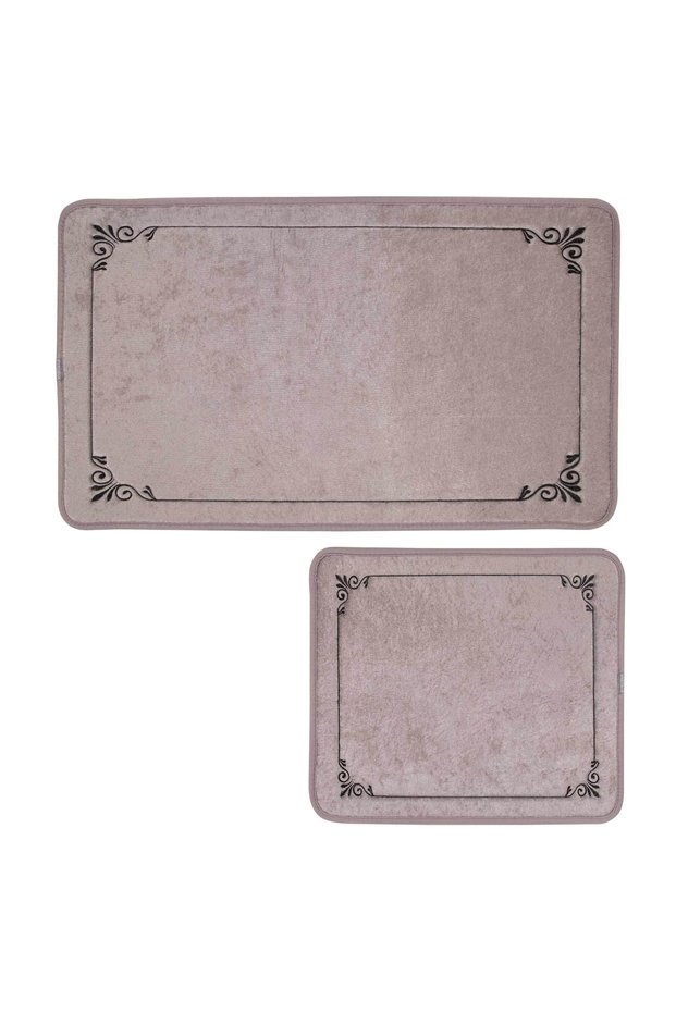 Elegant Pattern 2-Piece Bath Mat Set (60X100)