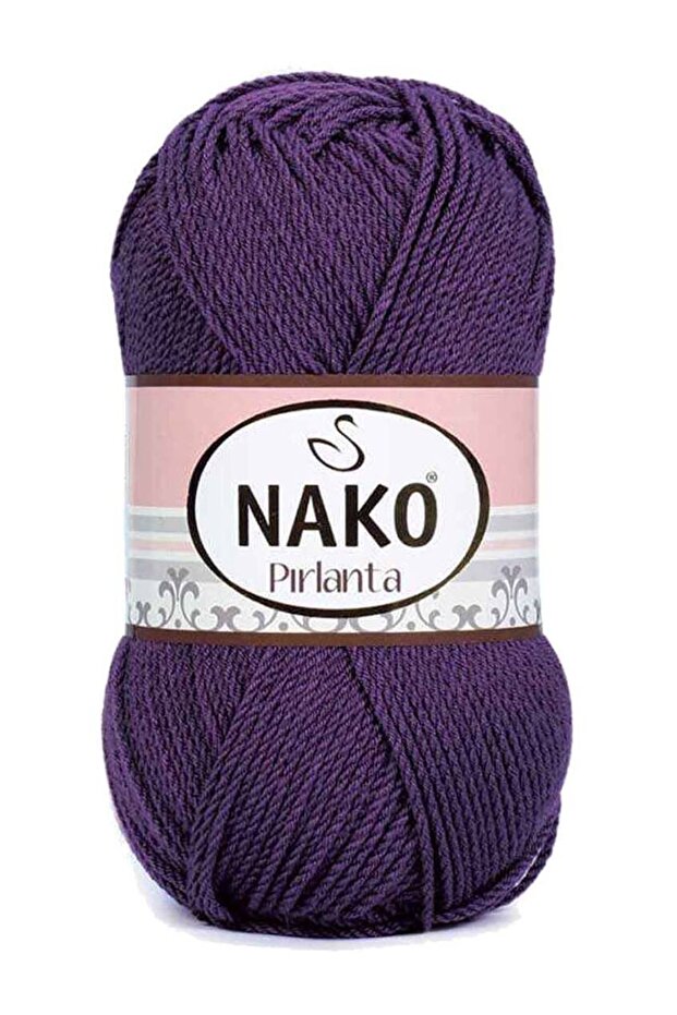 Mlvx Nako Pırlanta El Örgü İpi Kod/renk: Mürdüm 60 Blsm - 1