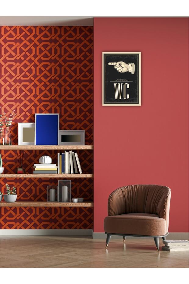 Wc Tuvalet Tabelası Parmak Işareti Ile Yönlendirme Tabelası - 2
