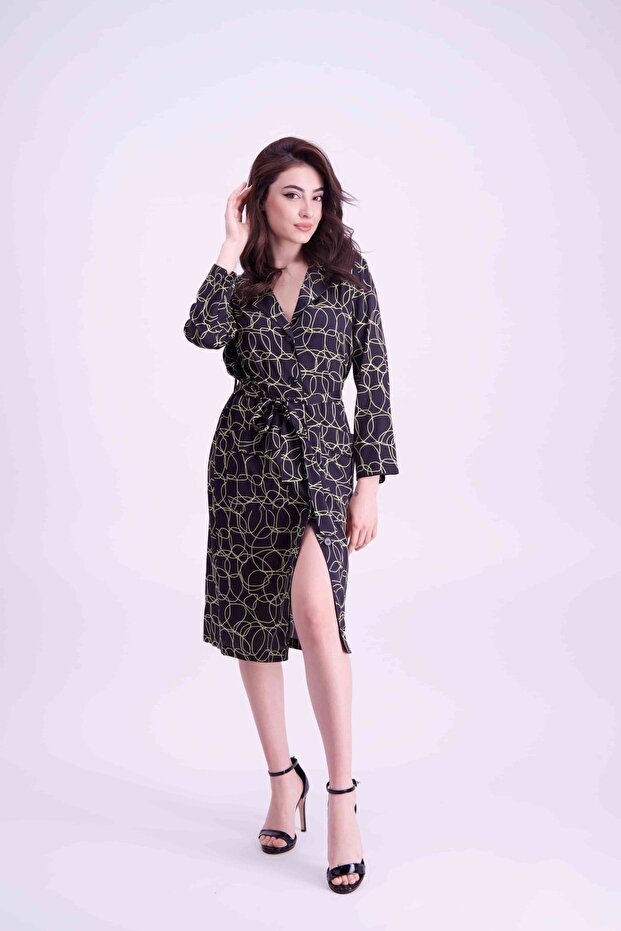 Ipek Kimono Elbise - 1