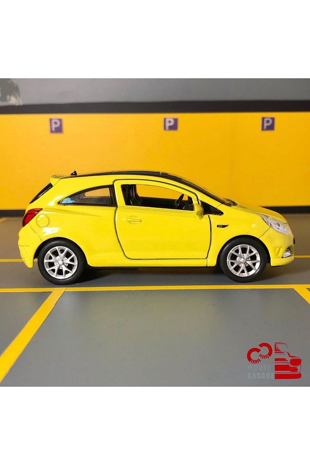 Opel Corsa Opc 1/36 Ölçek *c&c Model Garage* Çek Bırak Diecast Metal Model Oyuncak Araba - 3