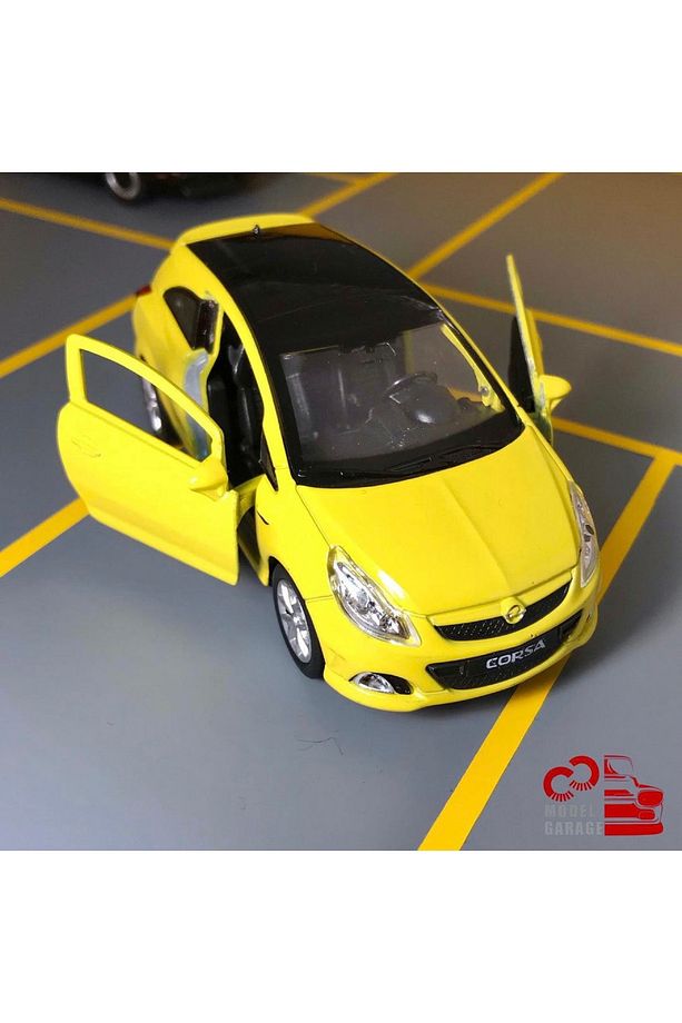 Opel Corsa Opc 1/36 Ölçek *c&c Model Garage* Çek Bırak Diecast Metal Model Oyuncak Araba - 6