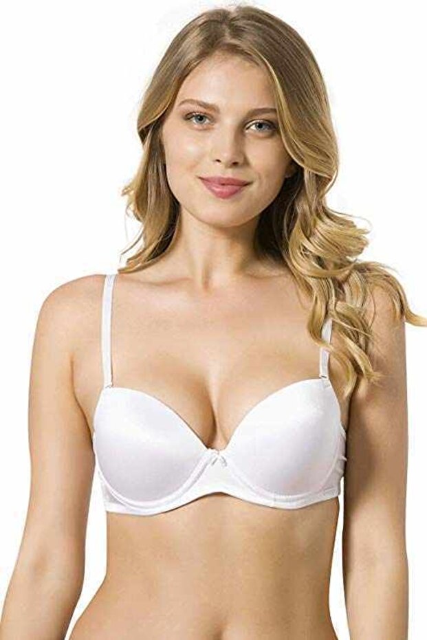 U.S. Polo Assn. 66141 Padded Bra-White