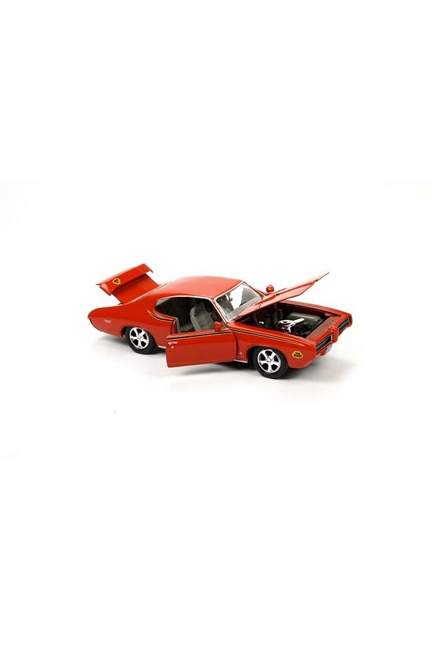 Motormax 1969 Pontiac Gto Judge 1/24 Turuncu Model Araba - 3