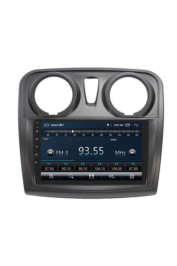 Dacia Lodgy Android Carplay Navigasyon Multimedya Ekran Teyp 2gb Ram + 16gb Hdd - 3