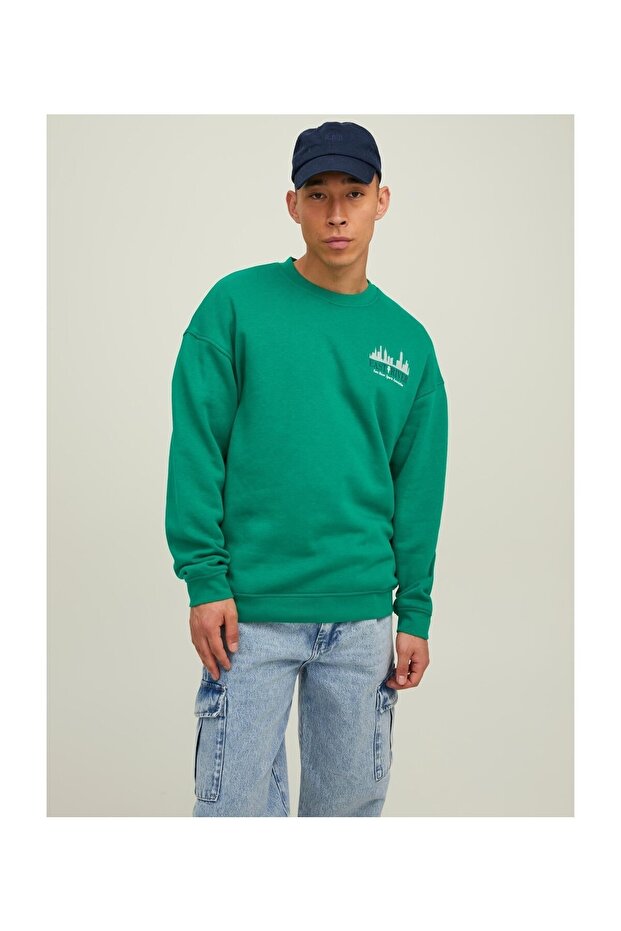 Jack&Jones Men's Sweatshirt Jorbrınk City Sweat Crew Neck 12216048