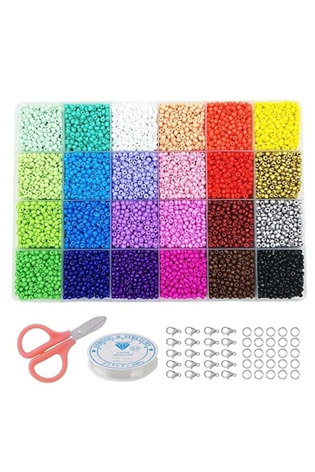 Boxed Giant Sand Bead Set Jewelry Supplies