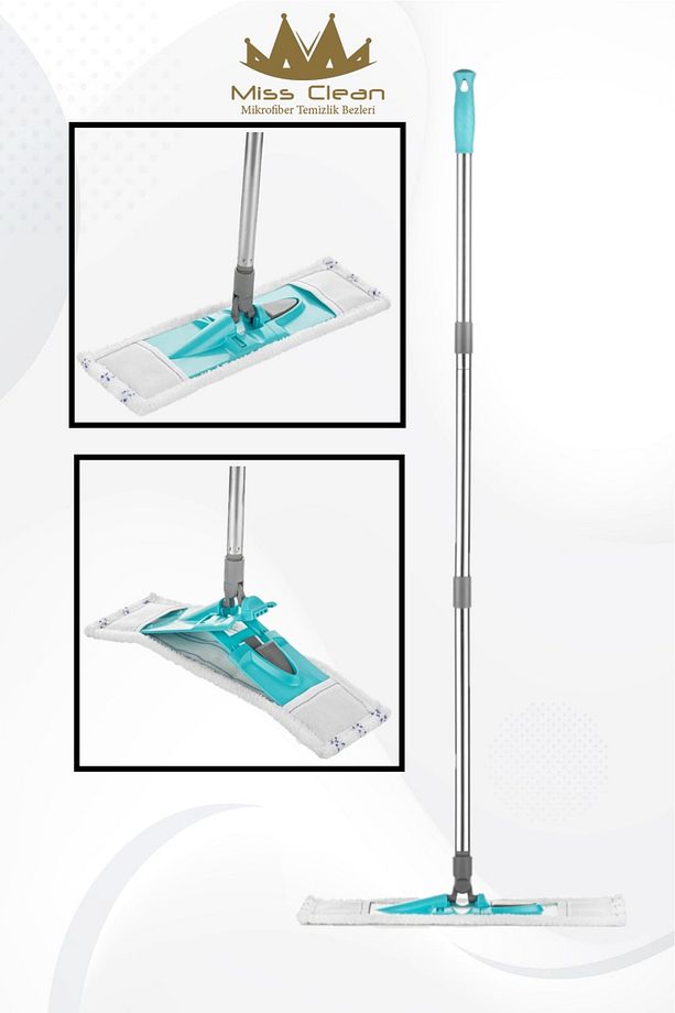 Mikrofiber Temizlik Seti Yer Fayans Ve Duvar Silme Mopu Mop - 2