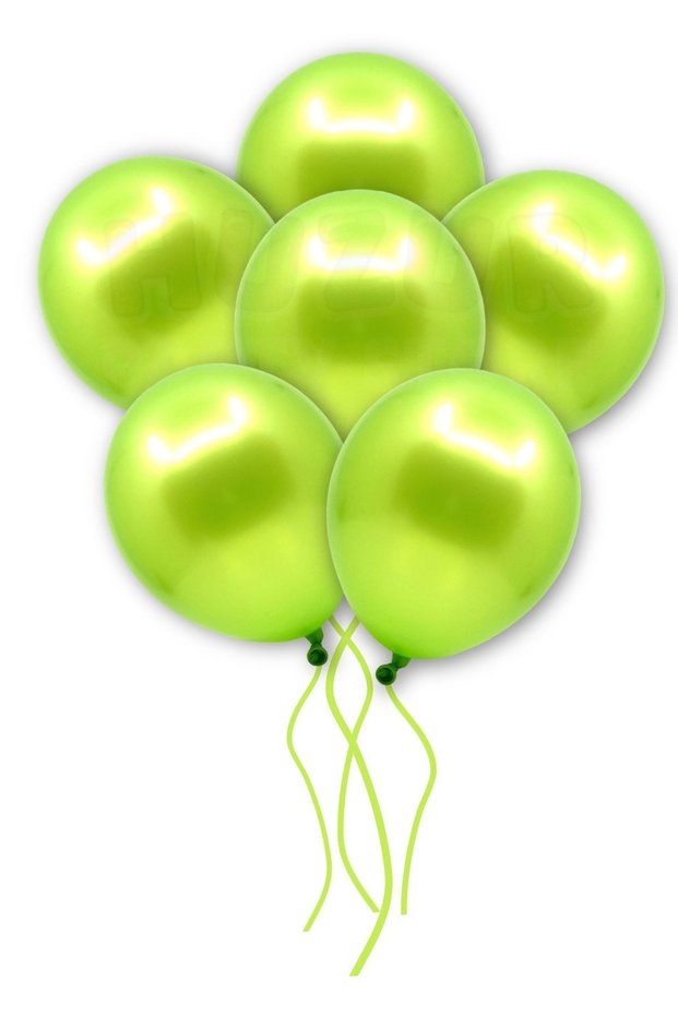 Light Green Color Metallic Balloon 50 Pieces 30 cm Latex Party Safari Animals Birthday Balloon