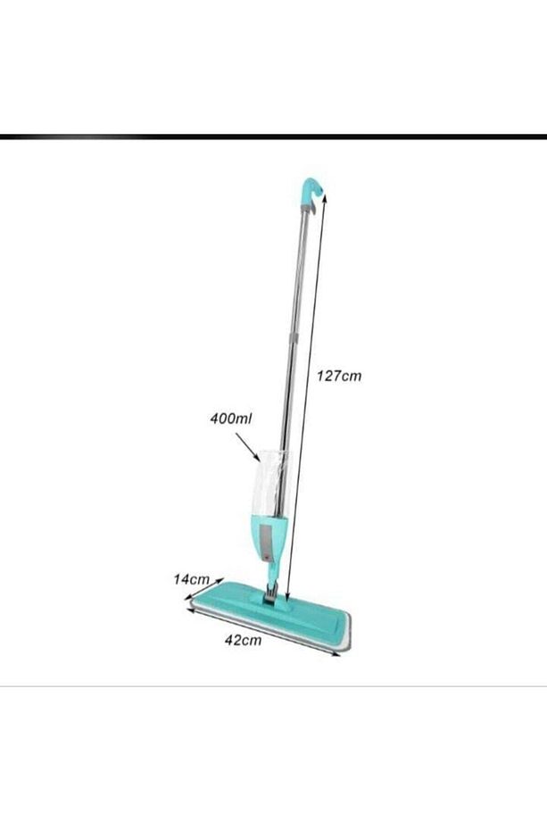 Spin Mop Sprey Mop Deterjan Hazneli 4 Adet Yedek Mop Spreyli Temizlik Paspası - 4