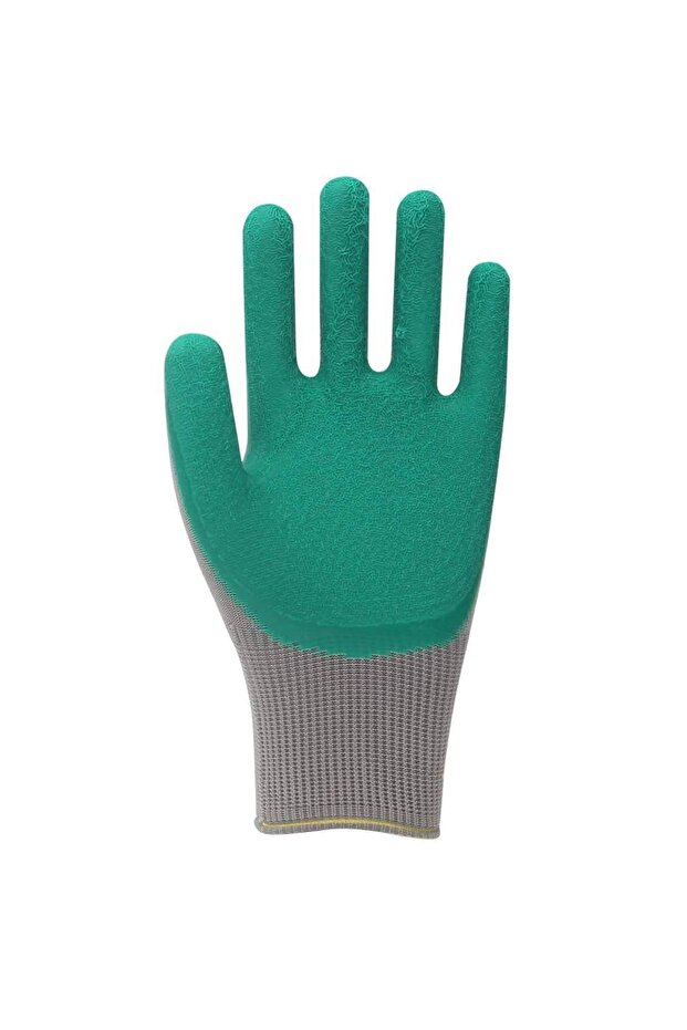 Pl17 Legend Yeşil Polyester Örme Lateks Iş Eldiveni 10 Beden - 3
