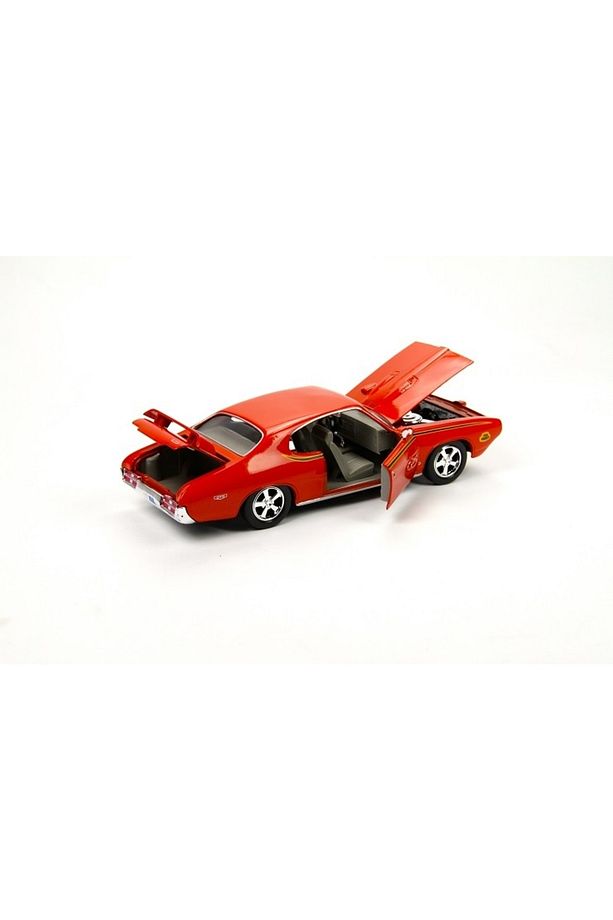 Motormax 1969 Pontiac Gto Judge 1/24 Turuncu Model Araba - 4