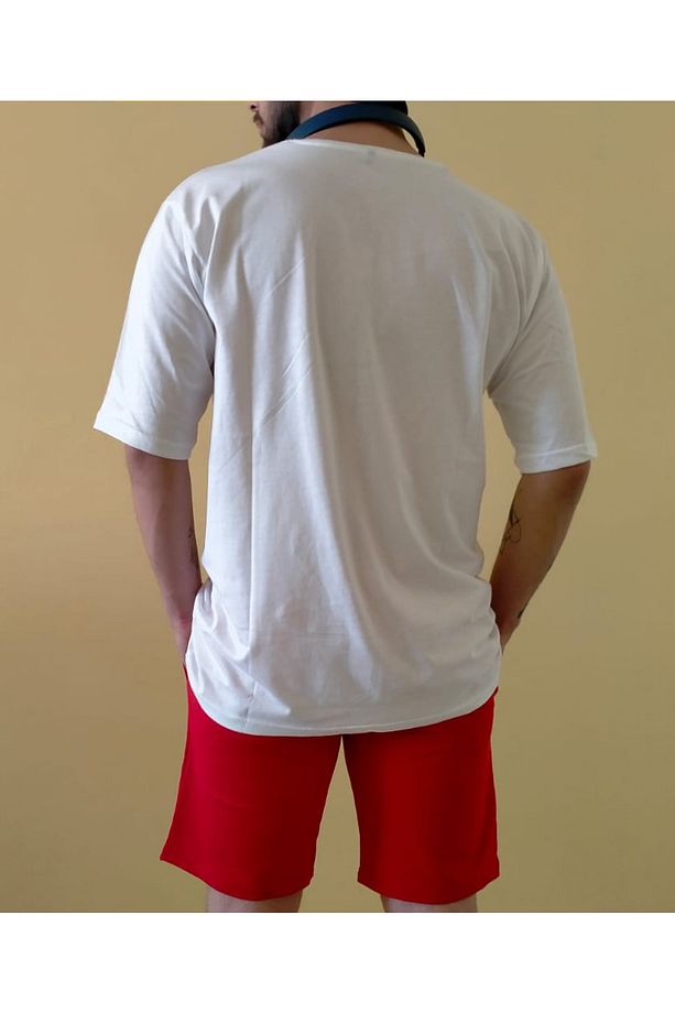 Unisex Oversize Şortlu Takım - 3