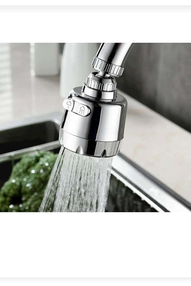 3-Function Saving Chrome Faucet Head - 2