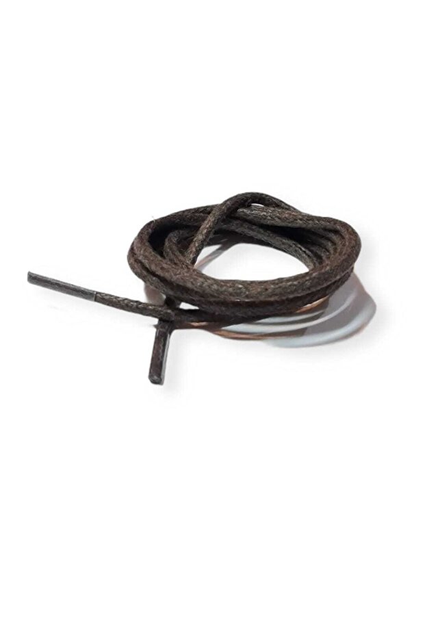 100 Cm Brown Waxed Round Shoelaces