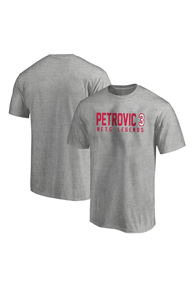 Drazen Petrovic Patterned T-Shirt - 1