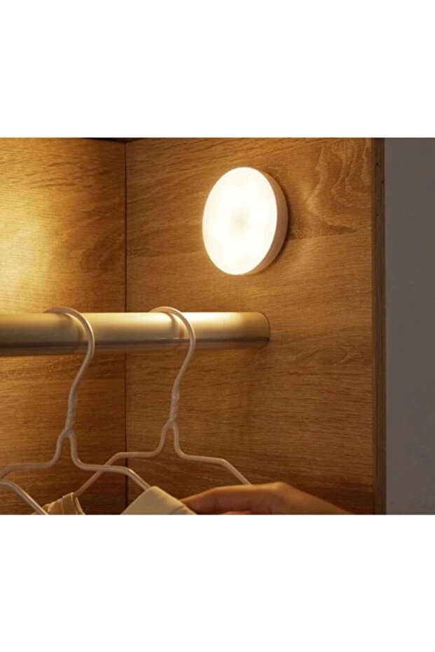 Şarjlı Sensörlü Dolap Içi Kablosuz Led Kabin Aydınlatma Mıknatıslı Gece Lambası - 8