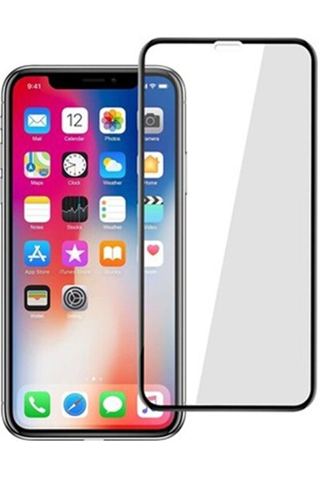 واقي شاشة مقوى بتغطية كاملة 5D من الزجاج غير القابل للكسر لهاتف iPhone 11-xr