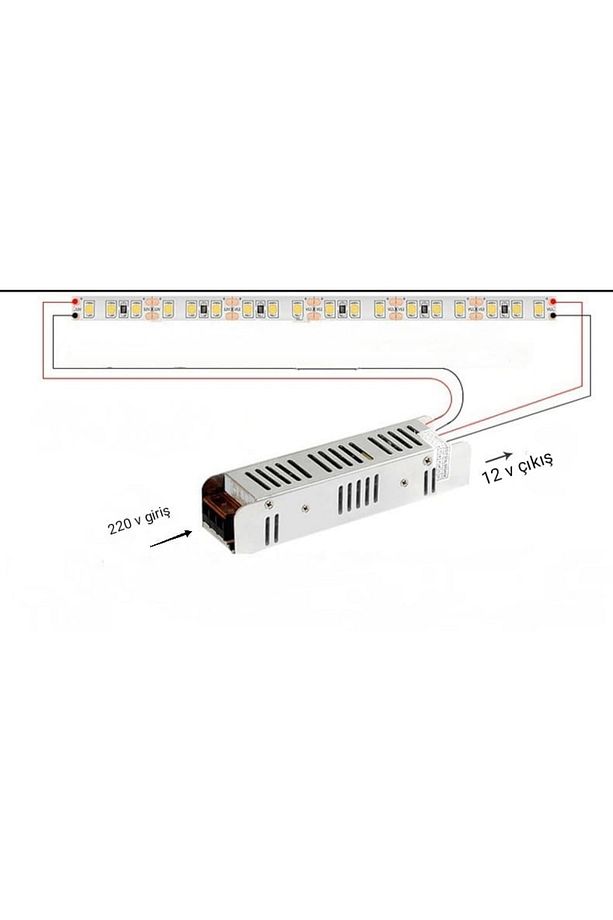 12 Volt 16,5 Amper Şerit Led Trafosu –adaptör – Led Trafosu – Güvenlik Kamerası Trafosu - 4