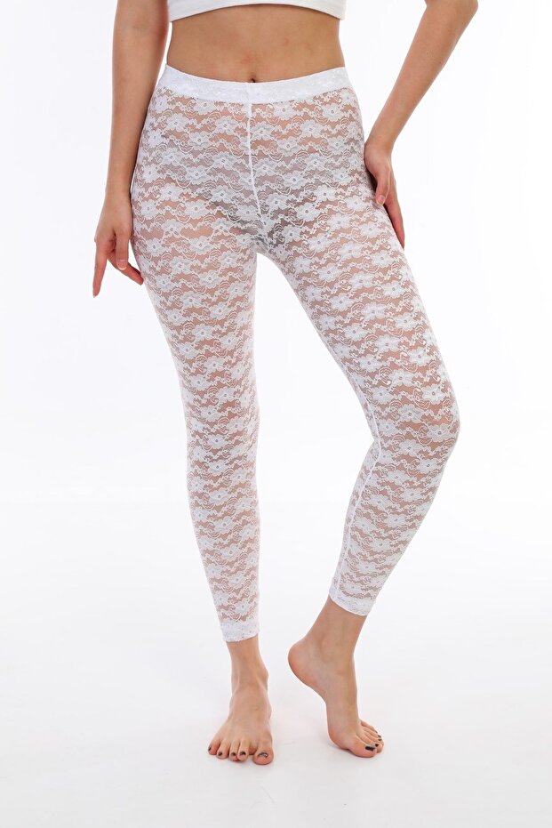 KOMPLE DANTELLİ TAYT - 1