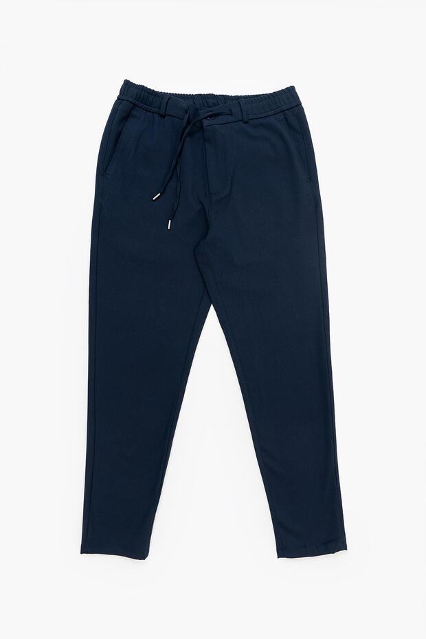 Men's Navy Blue Jogger Fit Pants