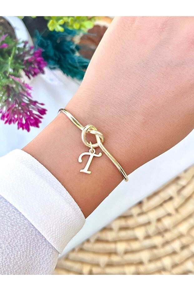 Love Knot Letter Bracelet Letter T