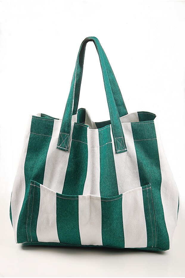 Women's 2-Pocket Canvas Sports Bag