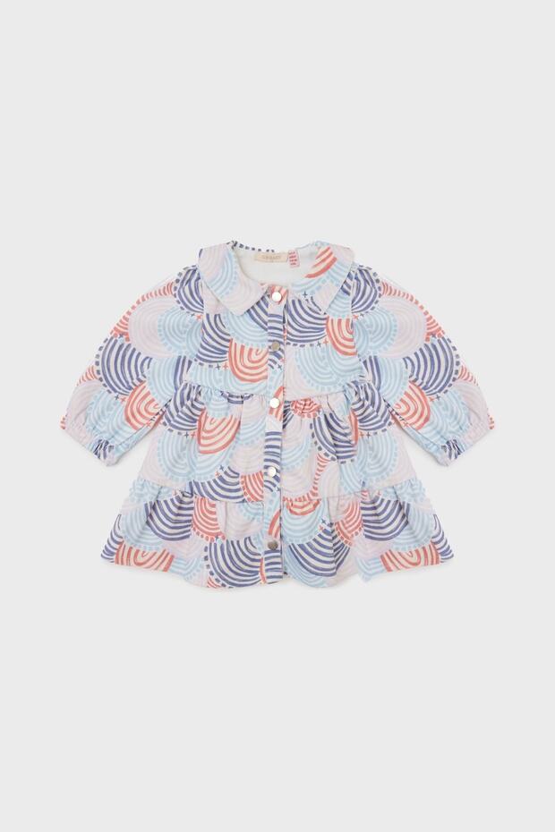 Baby Girl Patterned Dress 22pfwbg2906