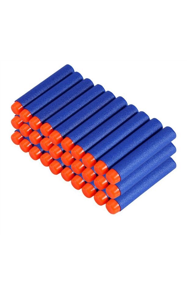 Yedek Nerf Mermi 100 Adet Tüm Nerflerle Uyumlu Yedek Sünger Mermi - 2
