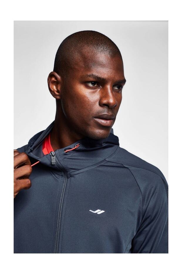 Erkek Antrasit Kapüşonlu Üst 20b-1015 - 4