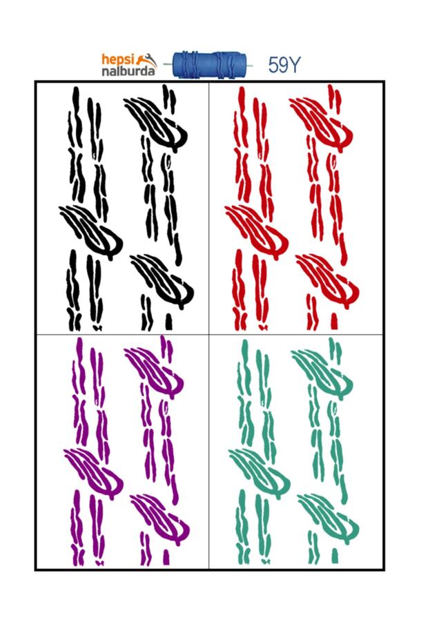 Desenli Boya Rulosu 059y - 1